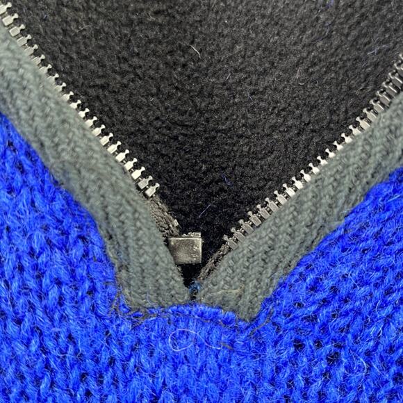 Colorado State Flag Knit Sweater Fleece Lined Pullover Hoodie Jacket Sz M Nepal - Picture 5 of 5